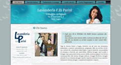 Desktop Screenshot of lavanderia-parisi.com