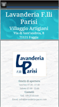 Mobile Screenshot of lavanderia-parisi.com