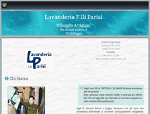 Tablet Screenshot of lavanderia-parisi.com